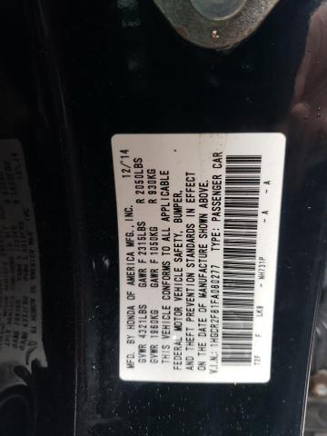 1HGCR2F81FA080277 Honda ACCORD EXL