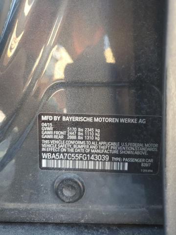 WBA5A7C55FG143039 BMW 528 XI