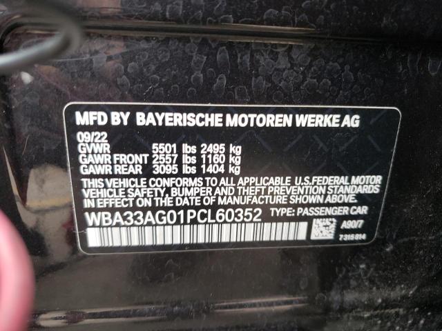 WBA33AG01PCL60352 BMW 530XE