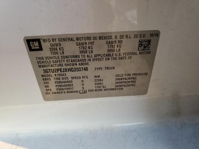 3GTU2PEJXHG203748 GMC Sierra K1500 Denali