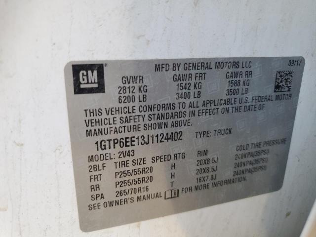 1GTP6EE13J1124402 GMC Canyon Denali