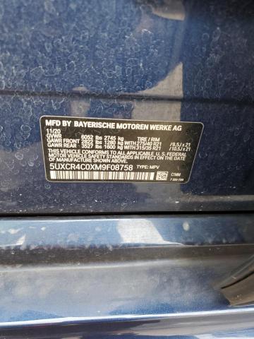 5UXCR4C0XM9F08758 BMW X5 Sdrive 40i