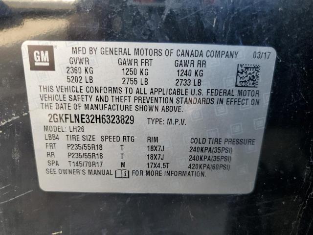 2GKFLNE32H6323829 GMC Terrain Sle