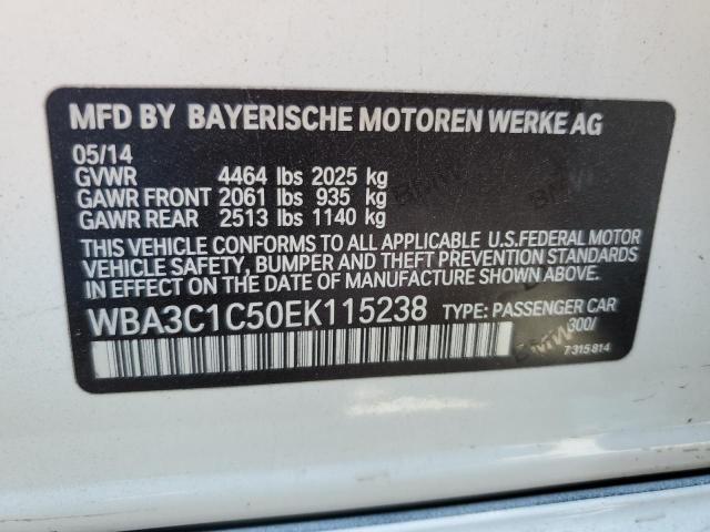 WBA3C1C50EK115238 BMW 328 I Sulev