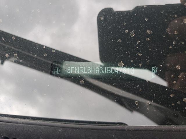 5FNRL6H93JB047613 Honda Odyssey Elite