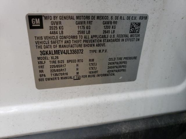 3GKALMEV4JL336072 GMC Terrain Sle