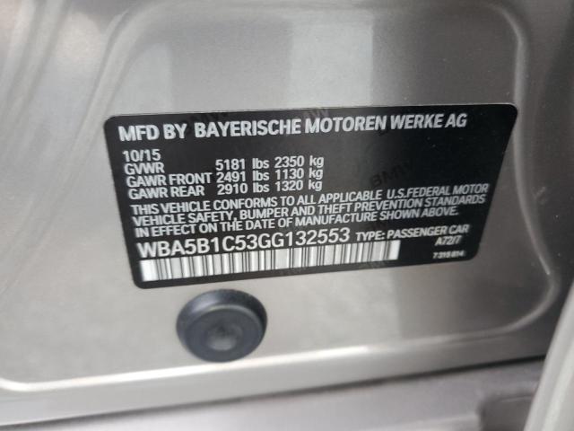 WBA5B1C53GG132553 BMW 535 I