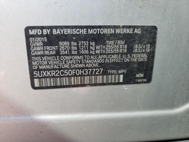 5UXKR2C50F0H37727 BMW X5 Sdrive35i