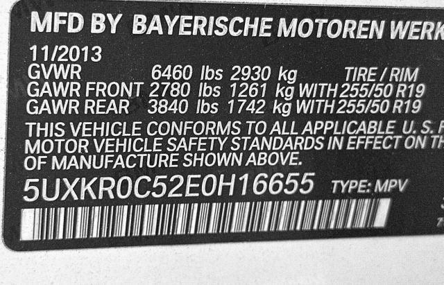 5UXKR0C52E0H16655 BMW X5 Xdrive35i