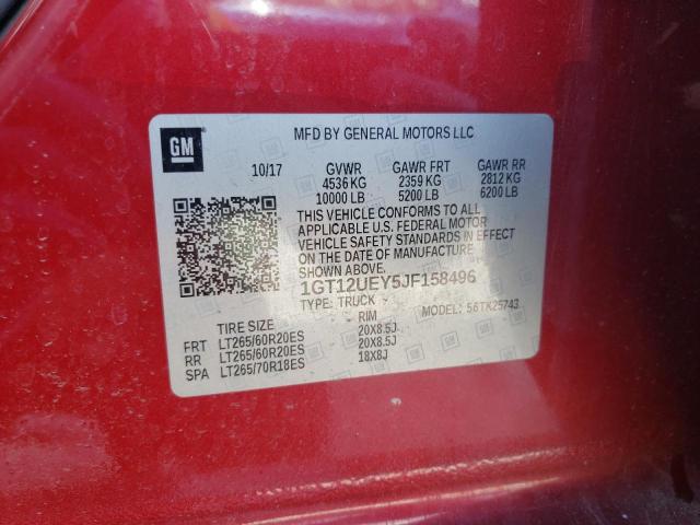 1GT12UEY5JF158496 GMC Sierra K2500 Denali