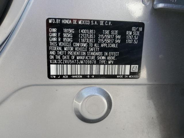 3CZRU5H73JM709878 Honda Hr-v Exl