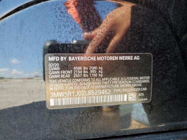3MW5R1J02L8B29462 BMW 330I