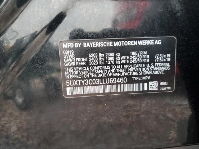5UXTY3C03LLU69460 BMW X3 Sdrive30i
