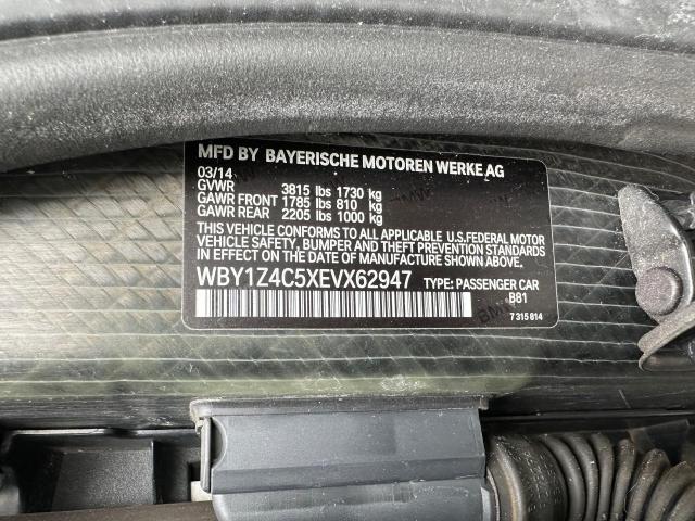WBY1Z4C5XEVX62947 BMW I3 REX
