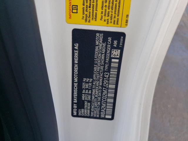 WBA2M7C02M7J29143 BMW 230I