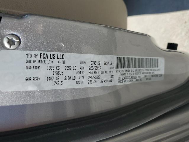 2C4RDGCG3JR267296 Dodge Grand Caravan Sxt