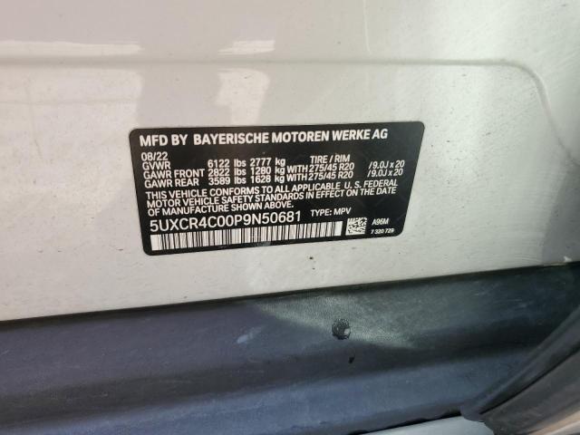 5UXCR4C00P9N50681 BMW X5 Sdrive 40i