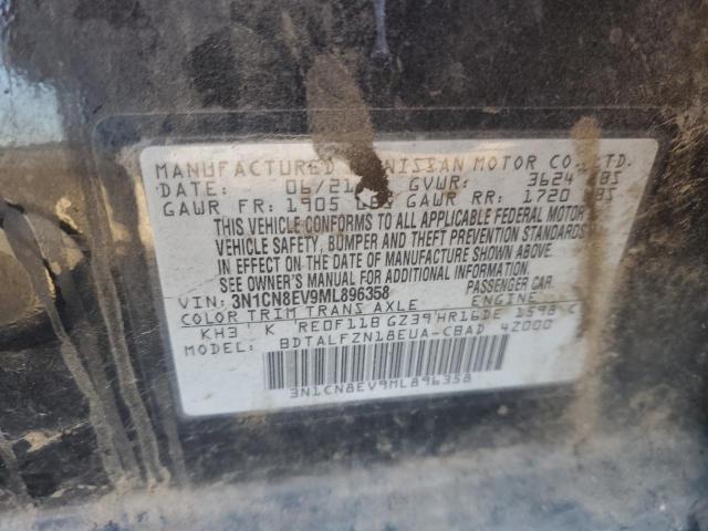 3N1CN8EV9ML896358 Nissan VERSA SV