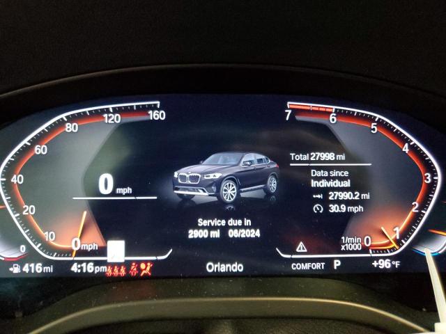 5UX33DT0XN9L93479 BMW X4 Xdrive30i