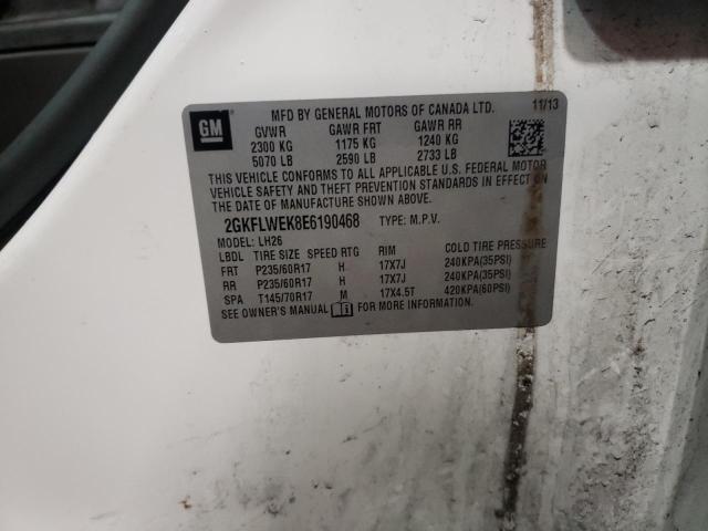 2GKFLWEK8E6190468 GMC Terrain Sle