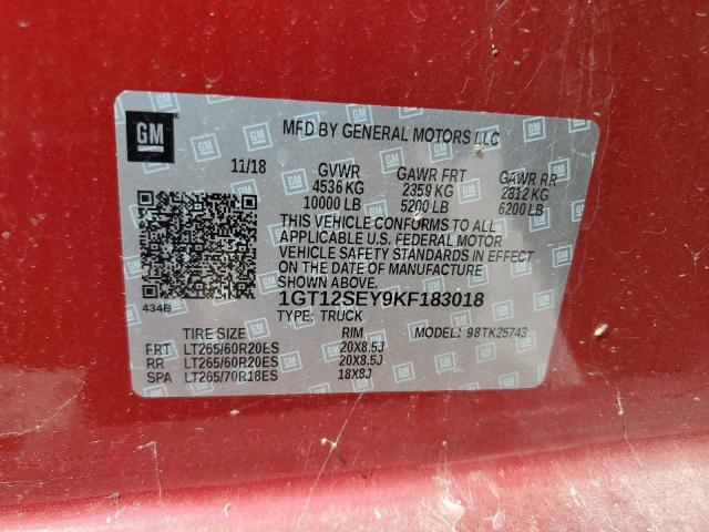 1GT12SEY9KF183018 GMC Sierra K2500 Denali