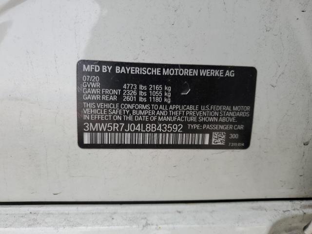 3MW5R7J04L8B43592 BMW 330XI