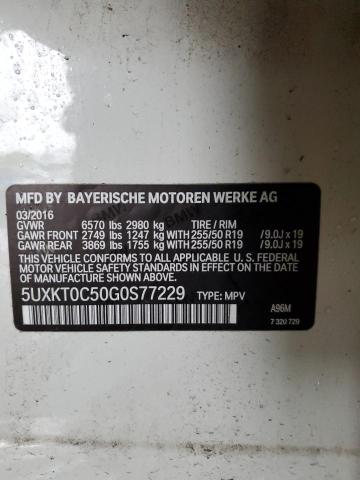 5UXKT0C50G0S77229 BMW X5 Xdr40e