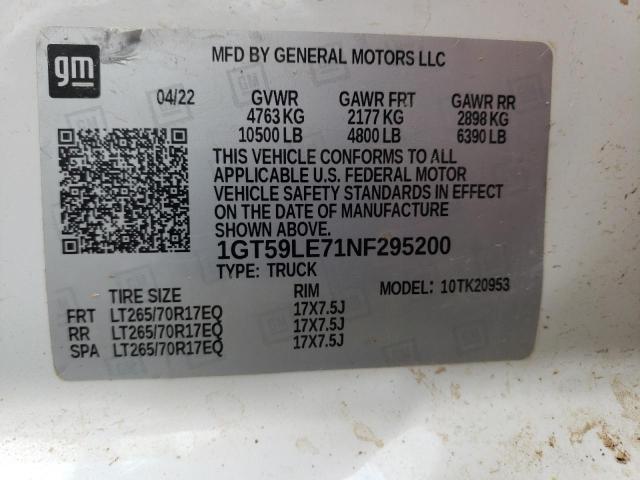 1GT59LE71NF295200 GMC Sierra K2500 Heavy Duty