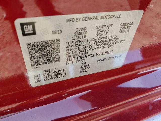 1GT49REY1LF139503 GMC Sierra K2500 Denali