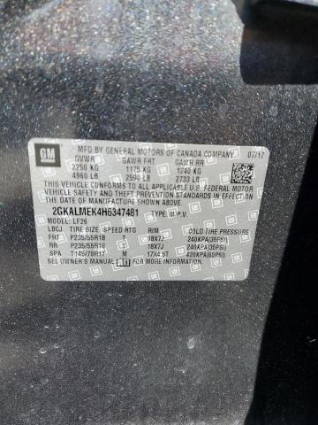 2GKALMEK4H6347481 GMC Terrain Sle