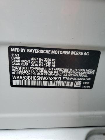 WBA53BH05NWX53893 BMW 530 I
