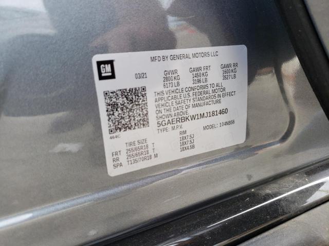 5GAERBKW1MJ181460 Buick Enclave Essence