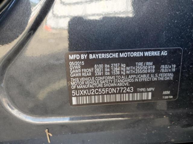 5UXKU2C55F0N77243 BMW X6 Xdrive35i