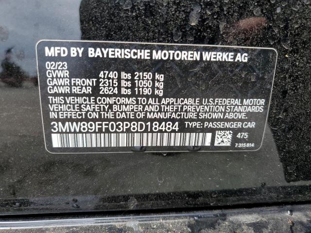 3MW89FF03P8D18484 BMW 330XI