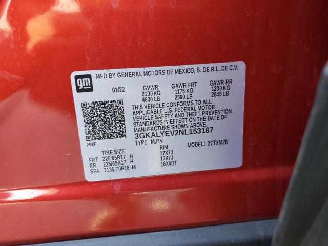 3GKALYEV2NL153167 GMC Terrain At4