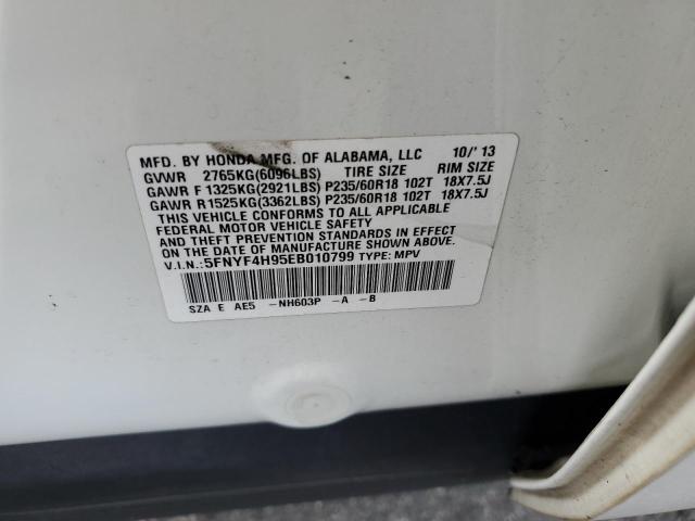 5FNYF4H95EB010799 Honda Pilot Touring