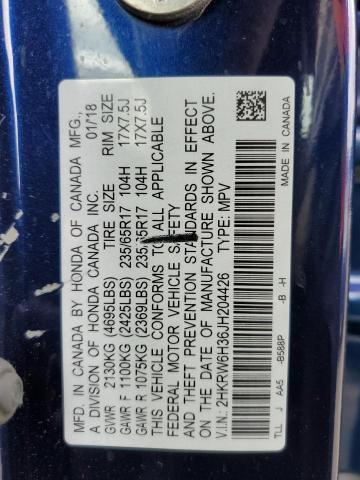 2HKRW6H36JH204426 Honda CR-V LX