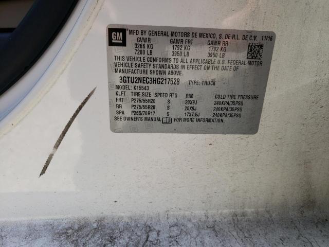 3GTU2NEC3HG217528 GMC Sierra K1500 Slt