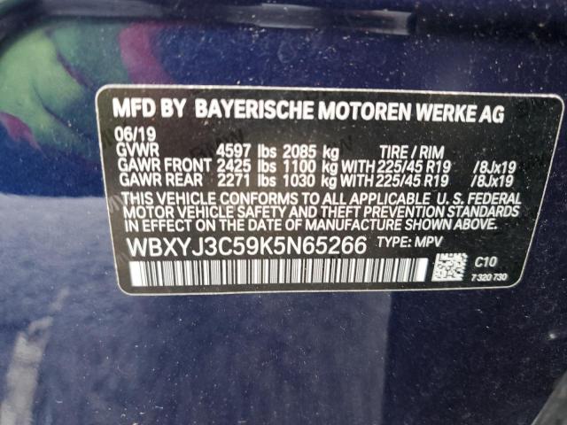 WBXYJ3C59K5N65266 BMW X2 Sdrive28i