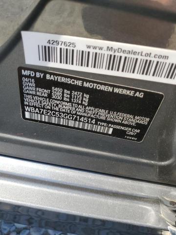 WBA7E2C53GG714514 BMW 740 I
