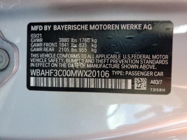 WBAHF3C00MWX20106 BMW Z4 Sdrive30i
