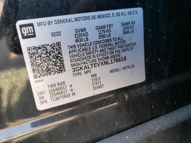 3GKALTEVXNL176618 GMC Terrain Sle