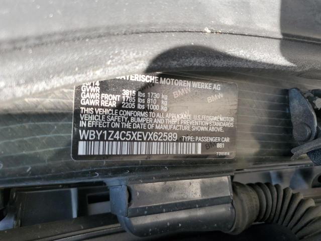 WBY1Z4C5XEVX62589 BMW I3 REX