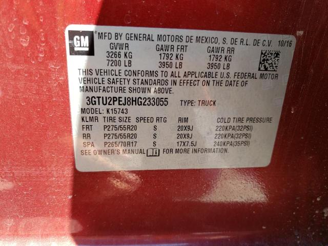 3GTU2PEJ8HG233055 GMC Sierra K1500 Denali