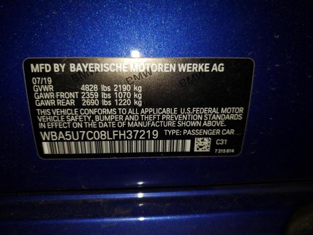 WBA5U7C08LFH37219 BMW M340I