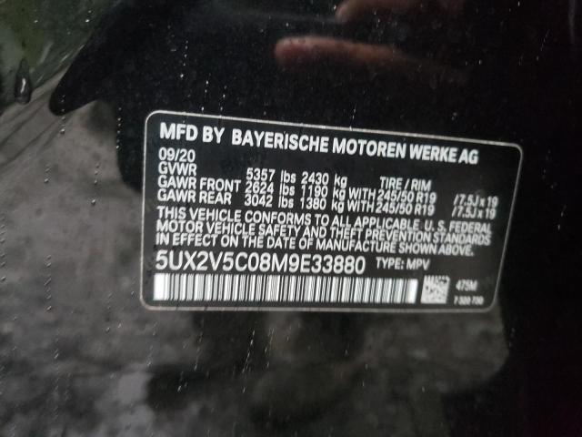 5UX2V5C08M9E33880 BMW X4 Xdrivem40i