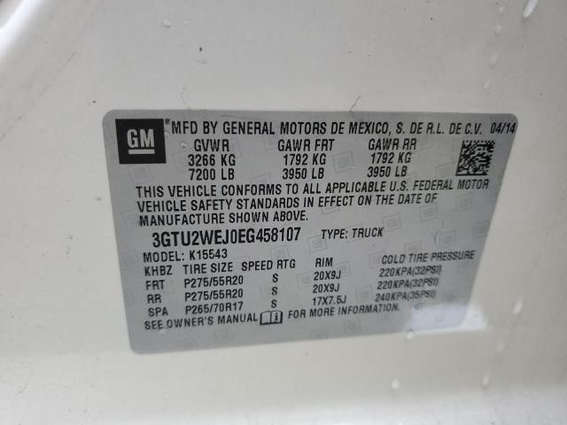 3GTU2WEJ0EG458107 GMC Sierra K1500 Denali