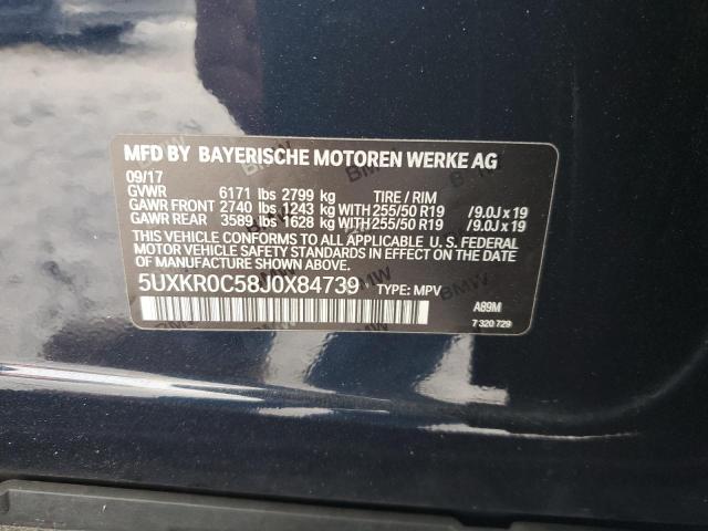 5UXKR0C58J0X84739 BMW X5 Xdrive35i
