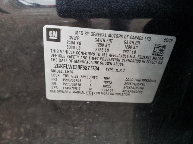 2GKFLWE30F6371784 GMC TERRAIN SL