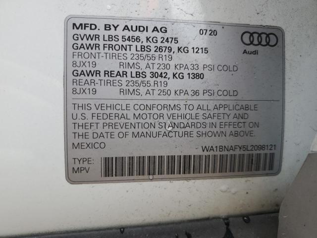 WA1BNAFY5L2098121 Audi Q5 Premium Plus